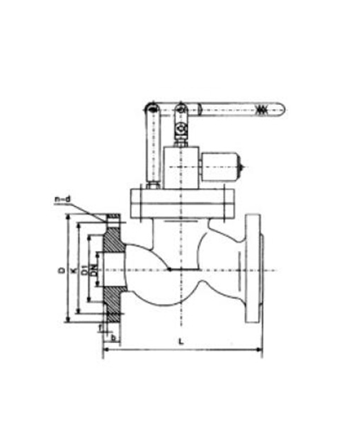 ZCRB系列燃?xì)饩o急切斷閥常開(kāi)畫(huà)線圖